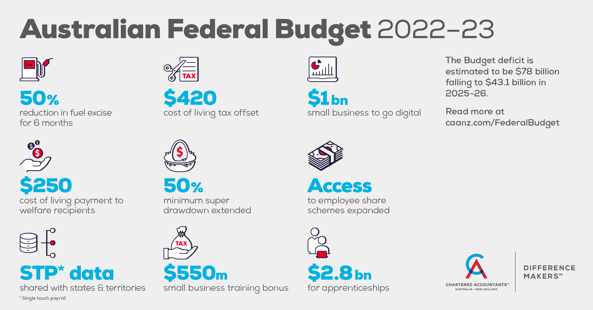 Fed Budget Infographics